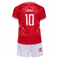 Dänemark Christian Eriksen #10 Fußballbekleidung Heimtrikot Kinder EM 2024 Kurzarm (+ kurze hosen)